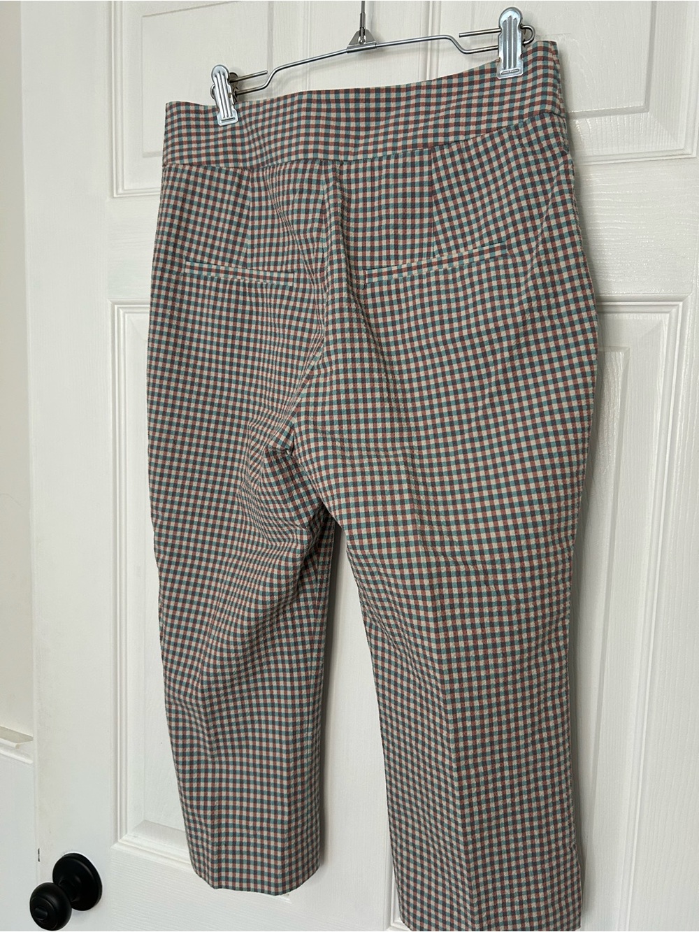 Veronica Beard Dhara Capri Pant Gingham - Picture 10 of 13